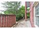 Brick patio with access to a private, fenced-in area at 1735 Peachtree Ne St # 129, Atlanta, GA 30309