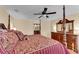 Bright bedroom featuring a king-size bed and ensuite bathroom access at 4187 Westchester Ne Trce, Roswell, GA 30075