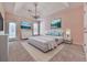 Main bedroom with carpet flooring, and lots of natural light at 4251 Sheffield Nw Ct, Kennesaw, GA 30144