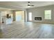 Open concept living room with kitchen and dining area views at 168 Silvercrest Dr, Acworth, GA 30101