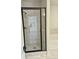 Large walk-in shower with marble tile and glass door at 168 Silvercrest Dr, Acworth, GA 30101