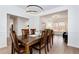 Dining room with hardwood floors and a view to the living room at 2024 Gramercy Cir, Atlanta, GA 30341