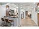 Modern kitchen with white cabinets, stainless steel appliances, and breakfast bar at 856 Briarcliff Ne Rd # 25, Atlanta, GA 30306