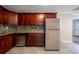 Well-designed kitchen with stainless steel appliances, tile backsplash, and stylish cabinetry at 2802 Mcafee Rd, Decatur, GA 30032
