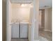 A laundry room with washer and dryer inside the house at 2802 Mcafee Rd, Decatur, GA 30032