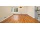 Bright dining room featuring hardwood floors and windows at 4741 W Lake Se Dr, Conyers, GA 30094