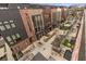 An elevated view of modern townhomes, featuring landscaped courtyards and private balconies at 1244 Chelsea Nw Cir, Atlanta, GA 30318