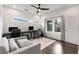 Office featuring hardwood floors, natural light and two desks to allow for a productive workspace at 1244 Chelsea Nw Cir, Atlanta, GA 30318