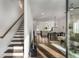 Modern staircase leading to an open-concept living area at 1244 Chelsea Nw Cir, Atlanta, GA 30318