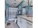Modern bathroom with updated vanity and shower at 361 17Th Nw St # 1121, Atlanta, GA 30363