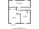 Floor plan of below ground level showing three bedrooms and electrical room at 4547 Doral Sw Dr, Atlanta, GA 30331