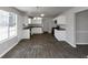 Modern kitchen with white cabinets and granite countertops at 508 Cascade Walk, Mcdonough, GA 30253