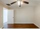 Spacious bedroom with wood floors and ample natural light at 3197 Cloverhurst Dr, Atlanta, GA 30344