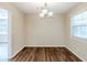 Inviting dining room with stylish light fixture and ample natural light at 3197 Cloverhurst Dr, Atlanta, GA 30344