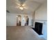Cozy living room has an archway, fireplace and lots of natural light at 3745 Hudson Ct, Rex, GA 30273