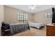 Bedroom with two twin beds and large window at 3870 N Shelby N Ln, Douglasville, GA 30135