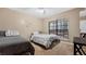 Bedroom with two twin beds and window at 3870 N Shelby N Ln, Douglasville, GA 30135