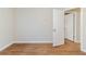 Simple bedroom with wood flooring and neutral walls at 2249 Clanton Ter, Decatur, GA 30034