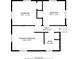 Upper floor plan, features primary bedroom, two other bedrooms, and a bath at 2249 Clanton Ter, Decatur, GA 30034