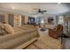 Large main bedroom with sitting area and access to the bathroom at 5601 Atlanta Hwy, Rutledge, GA 30663