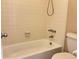 Simple bathroom with shower/tub combo at 1011 Dunbar Dr, Atlanta, GA 30338