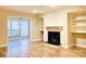 Living room with hardwood floors and a view to the dining area at 1011 Dunbar Dr, Atlanta, GA 30338