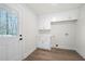 Clean laundry room with modern white cabinets and ample storage at 1412 Dallas Sw Cir, Marietta, GA 30064