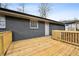 Newly built wooden deck perfect for relaxing and enjoying the outdoors at 1682 Valencia Rd, Decatur, GA 30032