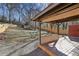 Private backyard with deck and storage shed at 3001 Hilltop Dr, Atlanta, GA 30341