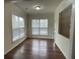 Breakfast nook with hardwood floors and window views at 4338 Braden Nw Ln, Kennesaw, GA 30144