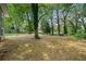 Large backyard with mature trees and ample space at 1546 Richland Sw Rd, Atlanta, GA 30311