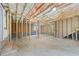 Unfinished basement with exposed framing at 1546 Richland Sw Rd, Atlanta, GA 30311