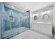 Bathroom with large walk-in shower and double vanity at 1546 Richland Sw Rd, Atlanta, GA 30311