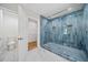 Bathroom with large walk-in shower and double vanity, toilet and closet at 1546 Richland Sw Rd, Atlanta, GA 30311