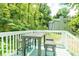 Relaxing outdoor deck with seating area and wooded views at 1482 Andrews Nw St, Atlanta, GA 30314