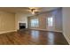 Living room with fireplace and hardwood floors at 2259 Old Yorkville Rd, Dallas, GA 30157