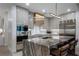 Gourmet kitchen featuring stainless steel appliances and custom marble countertops at 2520 Peachtree Nw Rd # 1202, Atlanta, GA 30305