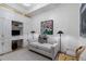 Bright sitting room featuring custom cabinets, comfortable seating, and stylish decor with a chic, inviting atmosphere at 2520 Peachtree Nw Rd # 1202, Atlanta, GA 30305