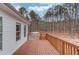 Wide angle view of a deck with a pool view in the background at 93 Highway 81, Oxford, GA 30054