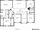 Floorplan featuring a primary bedroom, bathroom, closet, and additional bedrooms at 8270 Mossybrook Ln, Douglasville, GA 30135
