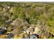 Beautiful aerial view of the home and its tree-lined neighborhood at 3495 Habersham Nw Rd, Atlanta, GA 30305