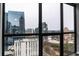 Stunning city skyline view from expansive window at 1280 W Peachtree Nw St # 2813, Atlanta, GA 30309