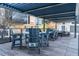 Covered patio with seating and city views at 1280 W Peachtree Nw St # 2813, Atlanta, GA 30309