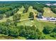Scenic aerial shot of the golf course and a club house at 2800 Lillian Ln, Douglasville, GA 30135