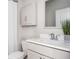 Bathroom featuring quartz countertops, modern fixtures, and toilet at 412 Southbridge Pass, Peachtree City, GA 30269