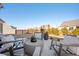 A cozy backyard patio area perfect for outdoor entertaining or relaxing at 412 Southbridge Pass, Peachtree City, GA 30269