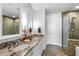 Spa-like bathroom with double vanity and large shower at 270 17Th Nw St # 1608, Atlanta, GA 30363