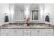 Bathroom with double vanity and granite countertop at 270 17Th Nw St # 1608, Atlanta, GA 30363