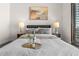 Main bedroom with city view and hotel-like feel at 270 17Th Nw St # 1608, Atlanta, GA 30363