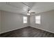 Spacious bedroom with ceiling fan and neutral gray walls at 1333 Womack Ave, Atlanta, GA 30344